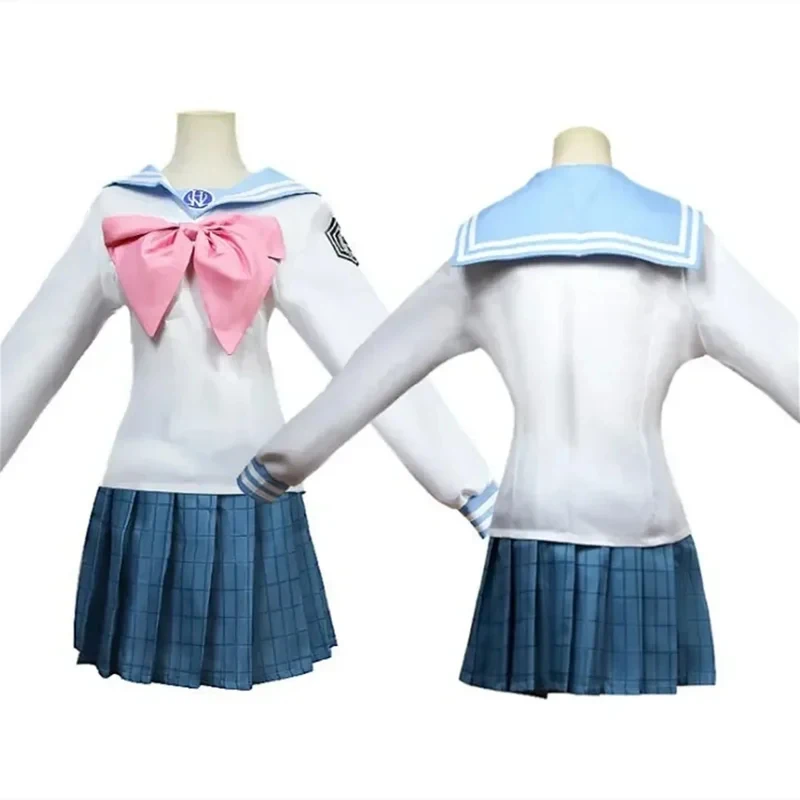 ER1KGame Maizono Sayaka Cosplay Costume Japanese JK School Uniform Pink Gingham Sailor Set Wig Adult Woman Sexy Carnival Suit5H[
ER1KGame Maizono Sayaka Cosplay Costume Japanese JK School Uniform Pink Gingham Sailor Set Wig Adult Woman Sexy Carnival Suit5H[