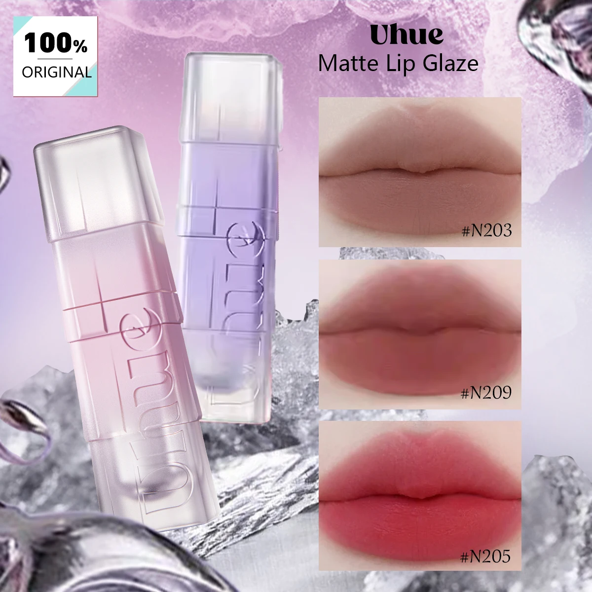 Uhue Matte Lip Glaze N Series,Soft Matte Texture,Lightweight&Non-Drying,High-End Matte Finish,Soft-Focus Lip Texture,Minimalist
Uhue Matte Lip Glaze N Series,Soft Matte Texture,Lightweight&Non-Drying,High-End Matte Finish,Soft-Focus Lip Texture,Minimalist
