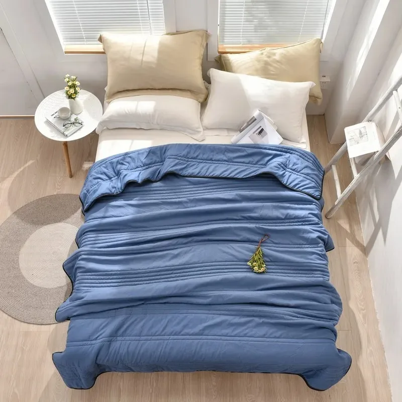 Summer Cooling Blanket for Hot Sleepers - AC Comforter for Adult, Child, Couple & Home Bed 
Summer Cooling Blanket for Hot Sleepers - AC Comforter for Adult, Child, Couple & Home Bed