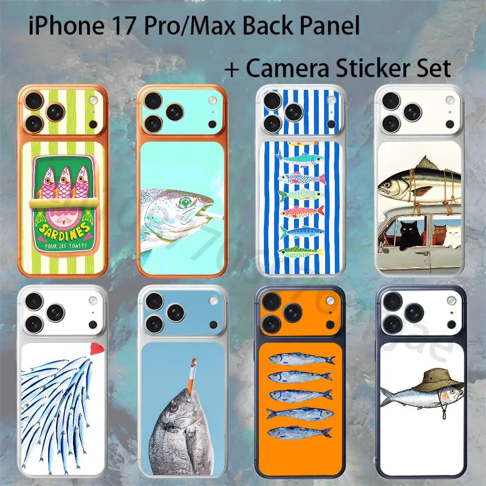 Sardines Canned For iPhone 17Pro/ProMax Battry Back Cover with Camera Decal Skin Rear Protective Sticker Film
Sardines Canned For iPhone 17Pro/ProMax Battry Back Cover with Camera Decal Skin Rear Protective Sticker Film