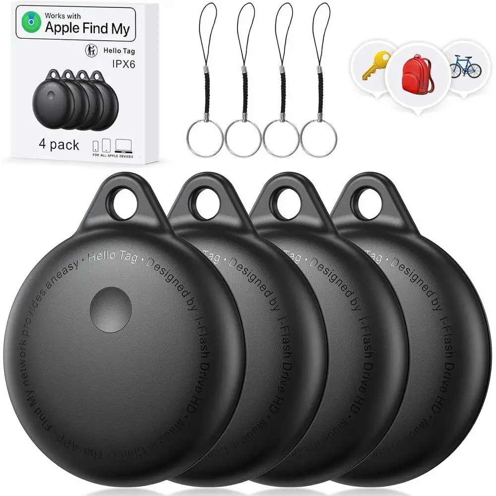 Smart Tags-4 Pack, Smart Bluetooth Tracker Work with Apple Find My, Key Finders and Find My Tracker, Game Changer Waterproof Sma
Smart Tags-4 Pack, Smart Bluetooth Tracker Work with Apple Find My, Key Finders and Find My Tracker, Game Changer Waterproof Sma