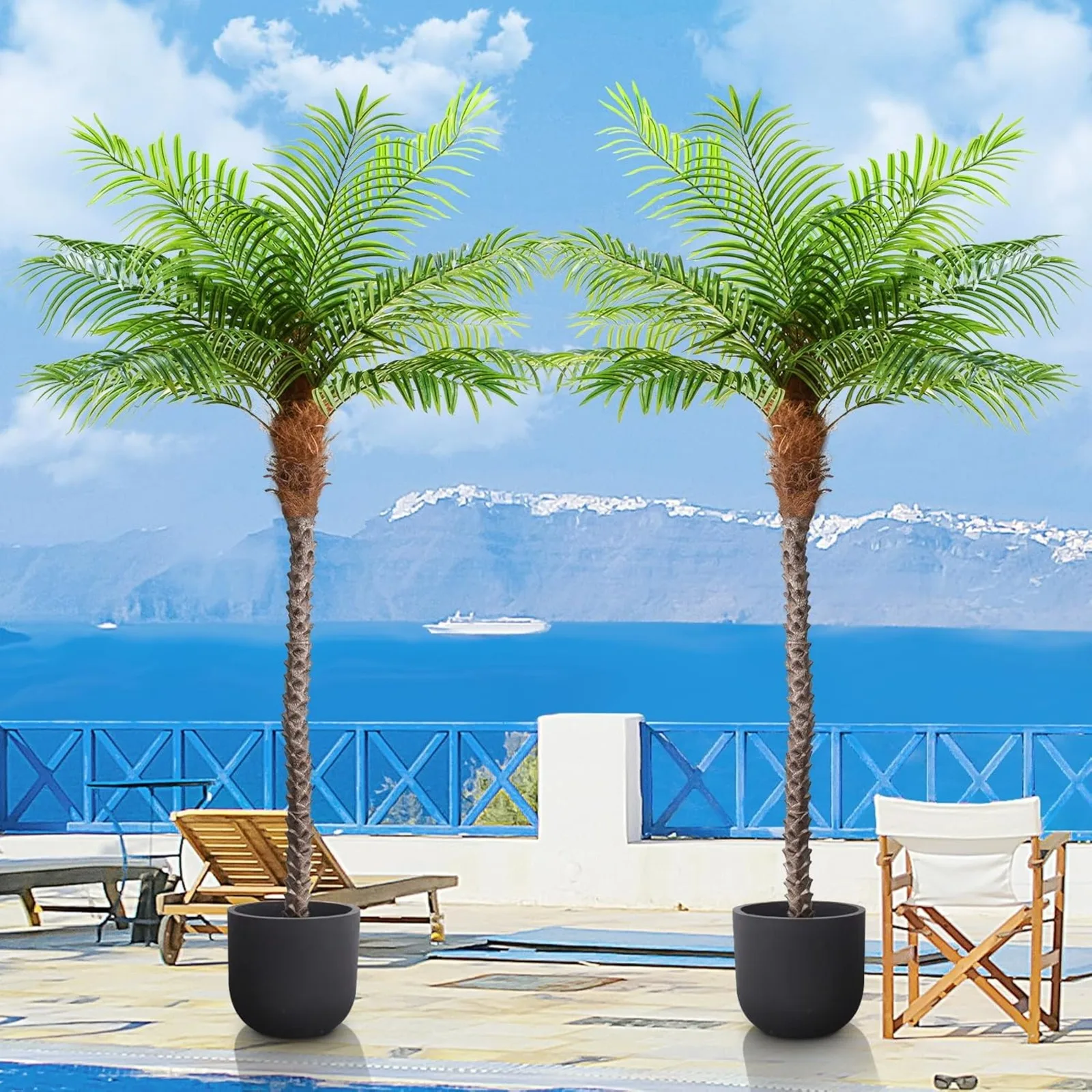 US 8.5ft Tall Artificial Phoenix Palm Tree for Outdoors Indoor Decor, Large Faux Coconut Silk Palm Tree Tropical Fake Tree Perfe
US 8.5ft Tall Artificial Phoenix Palm Tree for Outdoors Indoor Decor, Large Faux Coconut Silk Palm Tree Tropical Fake Tree Perfe