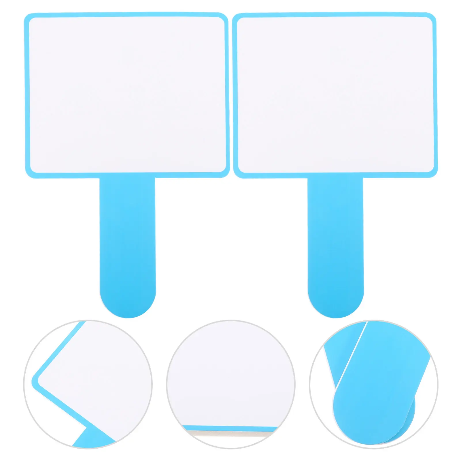 2Pcs Lightweight Foam Dry Erase Paddles Single Sided Handheld Answer Boards for Student Learning Classroom Scoring Office
2Pcs Lightweight Foam Dry Erase Paddles Single Sided Handheld Answer Boards for Student Learning Classroom Scoring Office