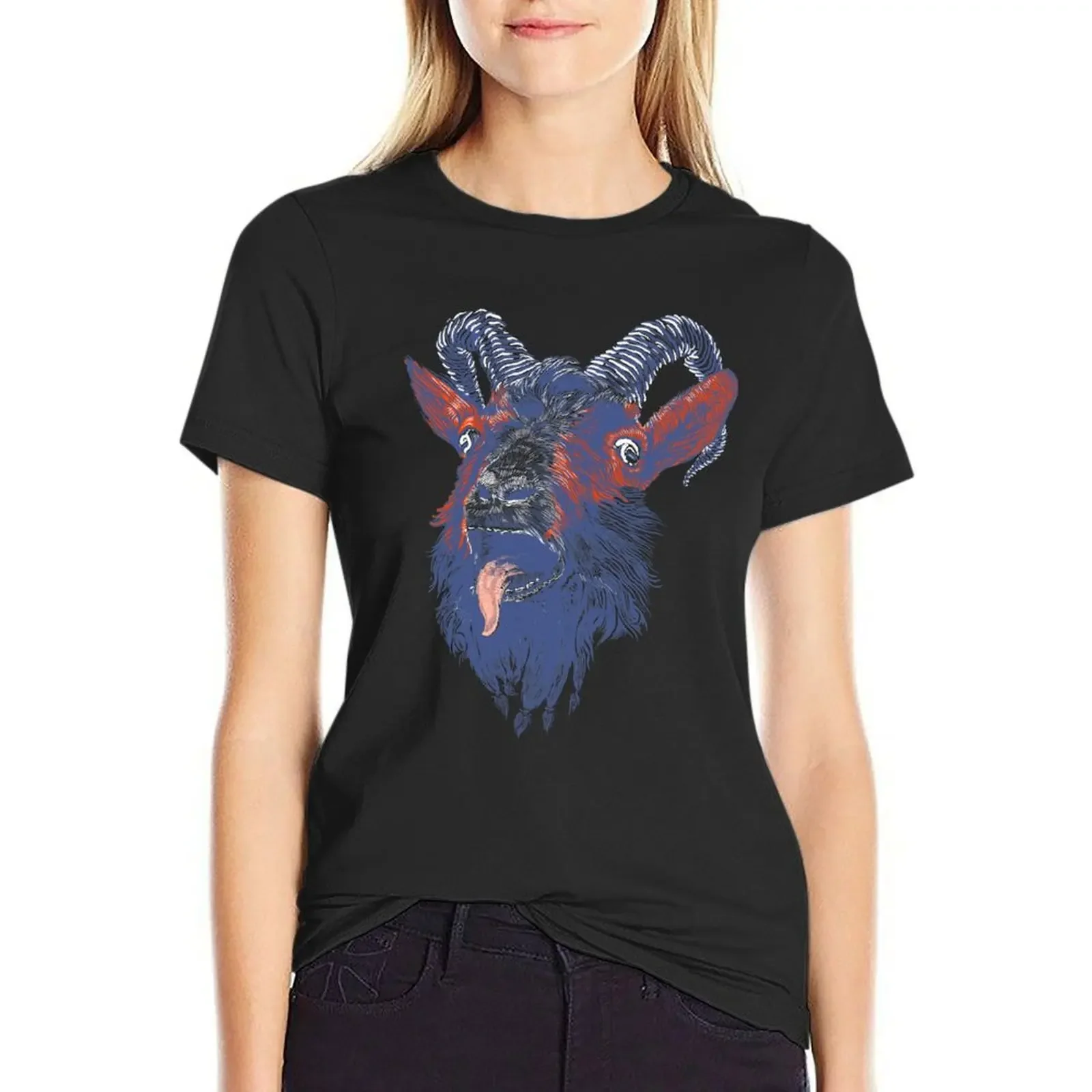 Screaming Goat T-Shirt Female clothing cute tops quick drying aesthetic clothes tshirts woman
Screaming Goat T-Shirt Female clothing cute tops quick drying aesthetic clothes tshirts woman