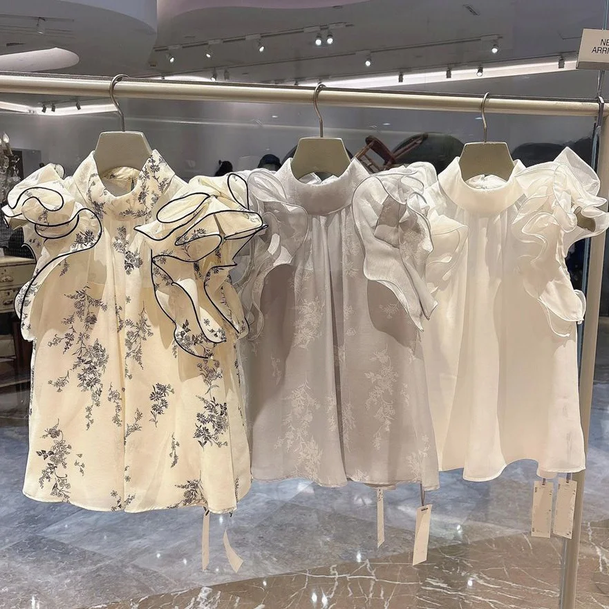 New Chinese Style! Summer 2026 Floral Sleeve Shirt Stand Collar Breathable Loose Fit Polyester Fiber Skin-friendly Casual Wear
New Chinese Style! Summer 2026 Floral Sleeve Shirt Stand Collar Breathable Loose Fit Polyester Fiber Skin-friendly Casual Wear