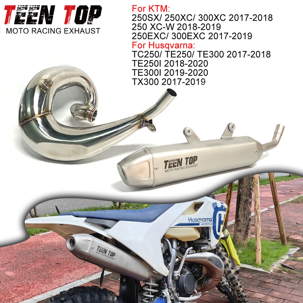 250 EXC/300 EXC 2017-2019 Full Exhaust Systems Dirt Bike For Husqvarna TE250 TE300 TC250 Exhaust Pipe Stainless Steel Slip-on
250 EXC/300 EXC 2017-2019 Full Exhaust Systems Dirt Bike For Husqvarna TE250 TE300 TC250 Exhaust Pipe Stainless Steel Slip-on