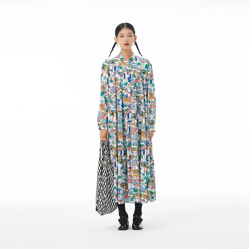 Women's Dress 2025 Spring Original Design Slim Retro Printed Ethnic Style Skirt
Women's Dress 2025 Spring Original Design Slim Retro Printed Ethnic Style Skirt
