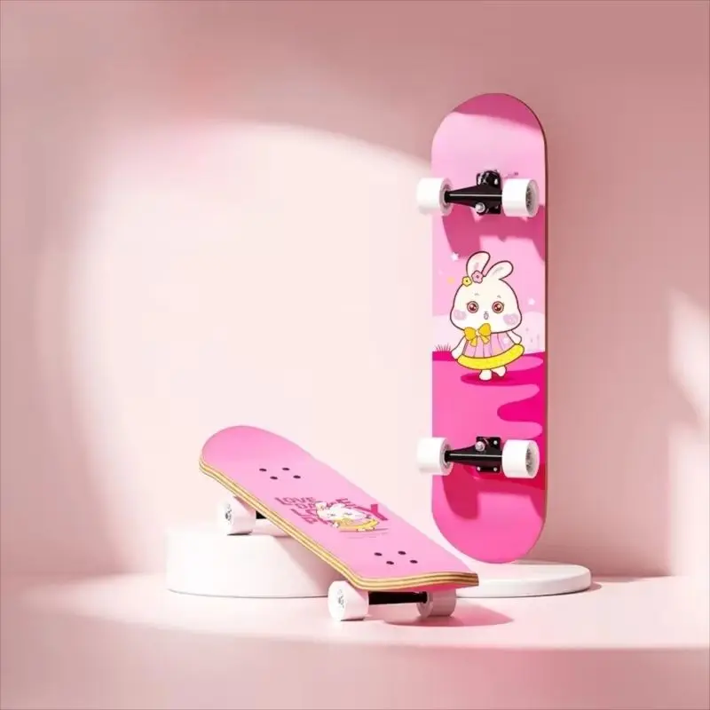 Beginner SkateboardBeginner Skateboard for Layer Maple Wood Double Kick Complete Skateboard with Aluminum Trucks for Boys Girls
Beginner SkateboardBeginner Skateboard for Layer Maple Wood Double Kick Complete Skateboard with Aluminum Trucks for Boys Girls
