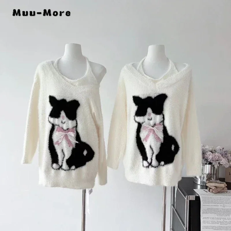 2023 Winter Hotsweet Casual Jumpers Round Neck Knitting Long Sleeve Pullovers Women Animal Printting Baggy Ladies Sexy Sweater
2023 Winter Hotsweet Casual Jumpers Round Neck Knitting Long Sleeve Pullovers Women Animal Printting Baggy Ladies Sexy Sweater