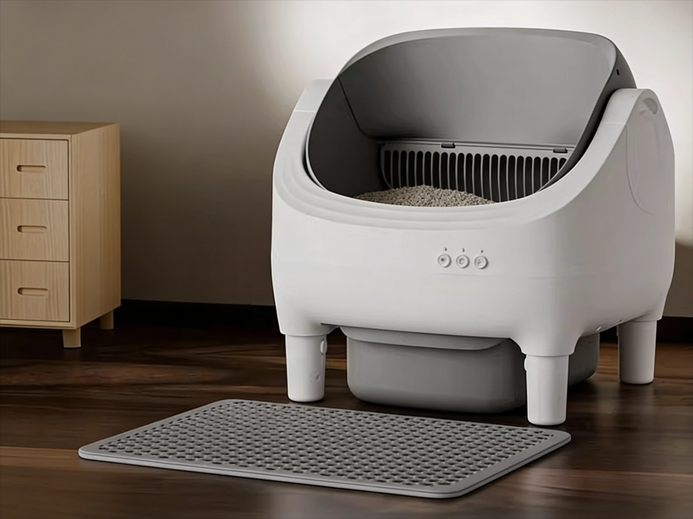 Fully automatic open cat litter box deodorizing oversized shit shoveling machine automatically cleans large-capacity cat toilets
Fully automatic open cat litter box deodorizing oversized shit shoveling machine automatically cleans large-capacity cat toilets