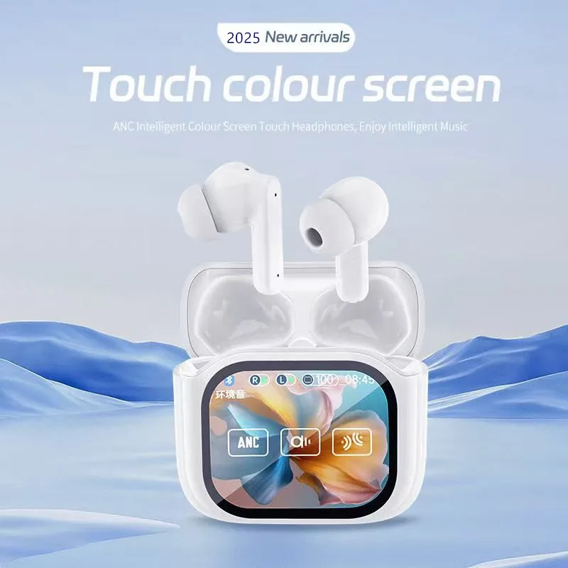 New JM19 TWS Wireless Bluetooth Earphones Intelligent Color Touch Screen ANC Dual Ear Noise Reduction Earbuds In Ear Headphones
New JM19 TWS Wireless Bluetooth Earphones Intelligent Color Touch Screen ANC Dual Ear Noise Reduction Earbuds In Ear Headphones