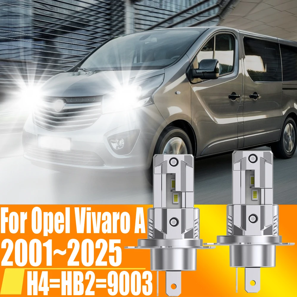 2x H4 HB2 9003 Led Headlight Canbus No Error Car Bulb High Power White Fog Light Diode Lamp 12v 55w For Opel Vivaro A 2001~2025
2x H4 HB2 9003 Led Headlight Canbus No Error Car Bulb High Power White Fog Light Diode Lamp 12v 55w For Opel Vivaro A 2001~2025