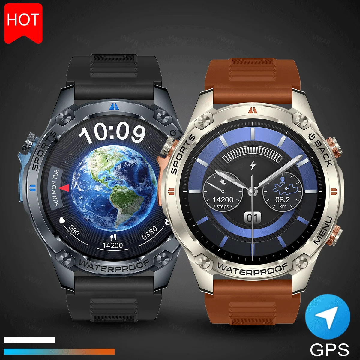 NEW 2025 VWAR GPS Smartwatch 1.43" AMOLED Screen Compass Barometric Altimeter Voice Calling Smart Watch VS Stratos 4 for Xiaomi
NEW 2025 VWAR GPS Smartwatch 1.43" AMOLED Screen Compass Barometric Altimeter Voice Calling Smart Watch VS Stratos 4 for Xiaomi
