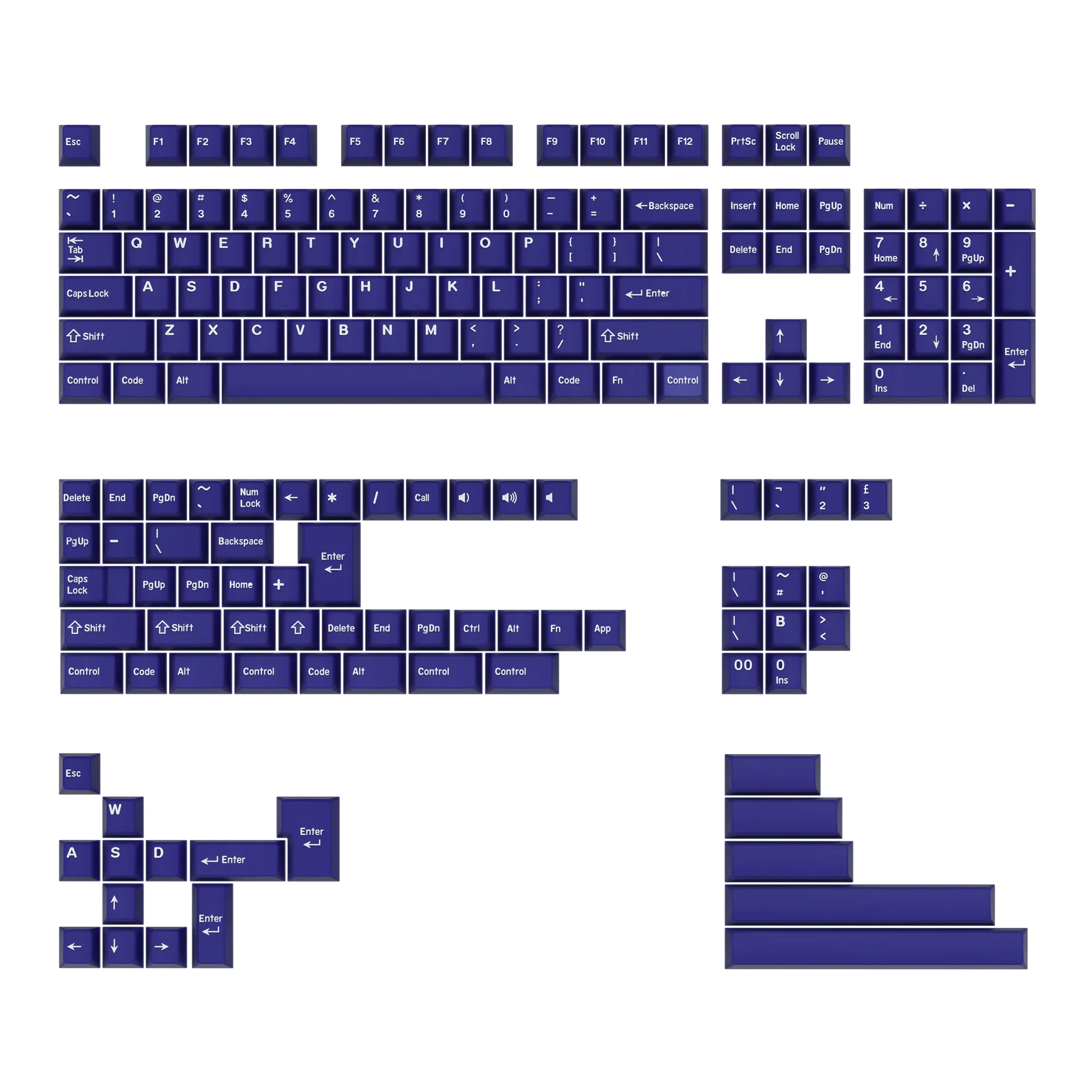 KBDiy 174 Keys Klein Blue Keycap for Mechanical Keyboard PBT Cherry Profile Keycaps Double Shot for raven68 mad 60he ak820 pro
KBDiy 174 Keys Klein Blue Keycap for Mechanical Keyboard PBT Cherry Profile Keycaps Double Shot for raven68 mad 60he ak820 pro