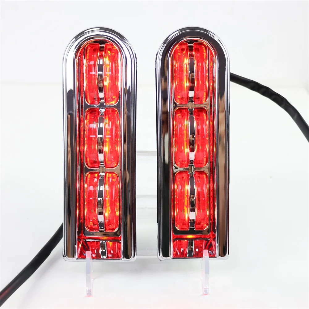 Black Chrome Light Emitting Diode Tail Modified Rear Side Box Fender For Wagon Ultra Limited Elector Glide
Black Chrome Light Emitting Diode Tail Modified Rear Side Box Fender For Wagon Ultra Limited Elector Glide
