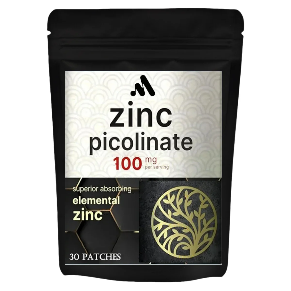 30 Patches High Potency Zinc Picolinate with Vitamin C To Support Your Immune and Skin Health
30 Patches High Potency Zinc Picolinate with Vitamin C To Support Your Immune and Skin Health