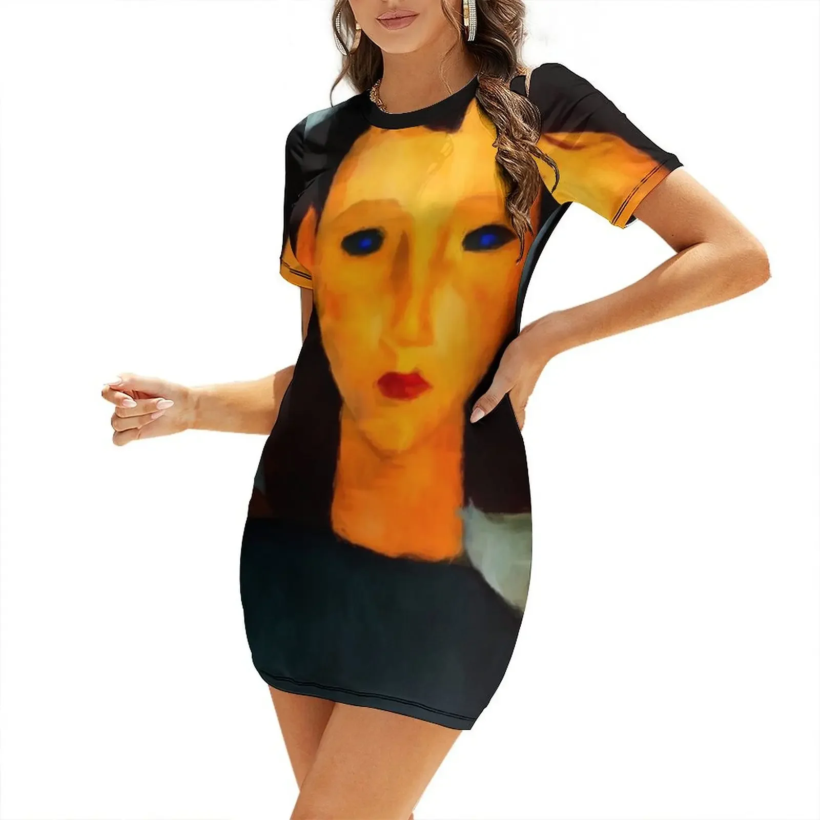 portrait of a woman Short-Sleeved Dress Party dresses dress dresses summer dress woman 2025
portrait of a woman Short-Sleeved Dress Party dresses dress dresses summer dress woman 2025