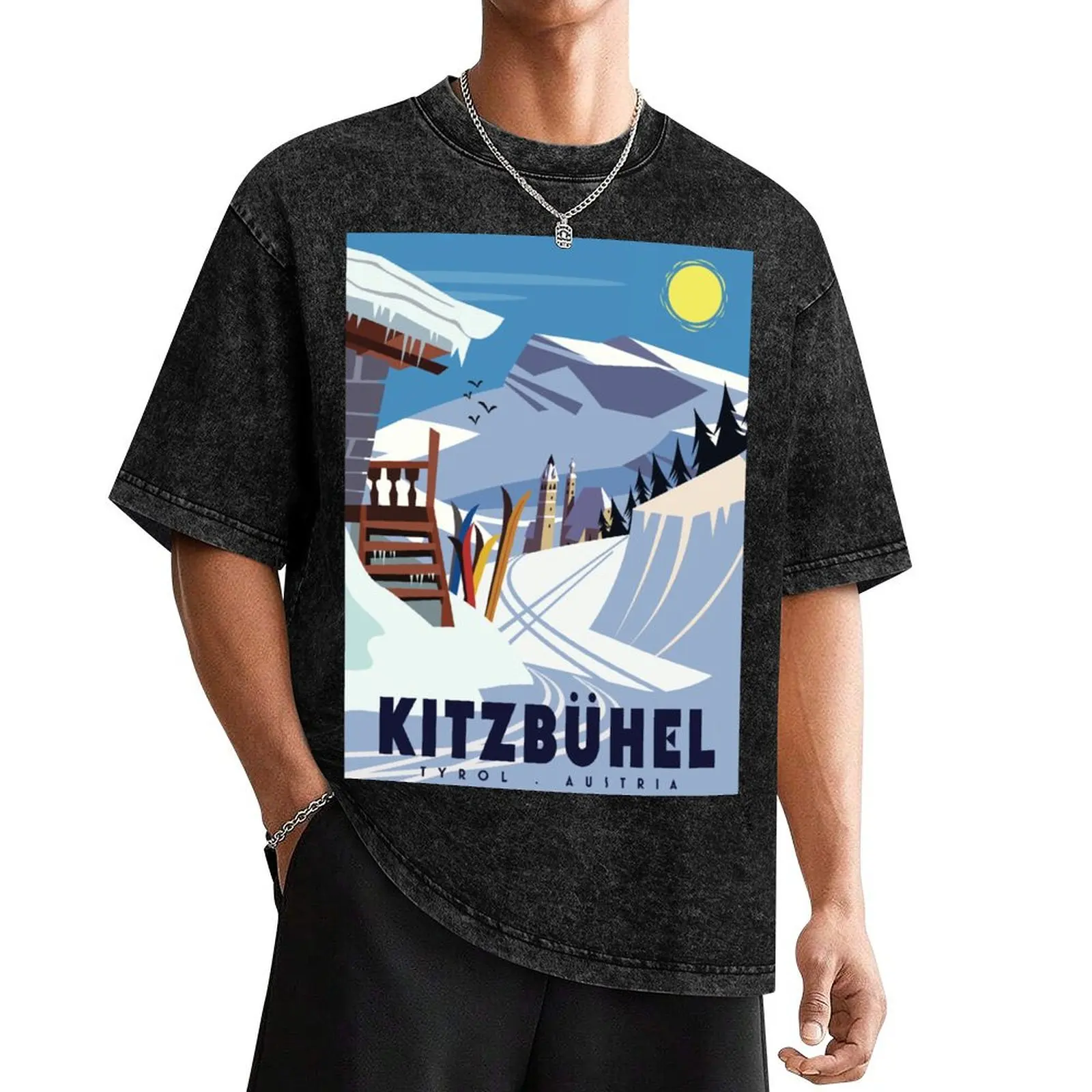 Kitzbuhel ski poster T-Shirt clothes gifts for boyfriend summer top Men's t-shirt
Kitzbuhel ski poster T-Shirt clothes gifts for boyfriend summer top Men's t-shirt