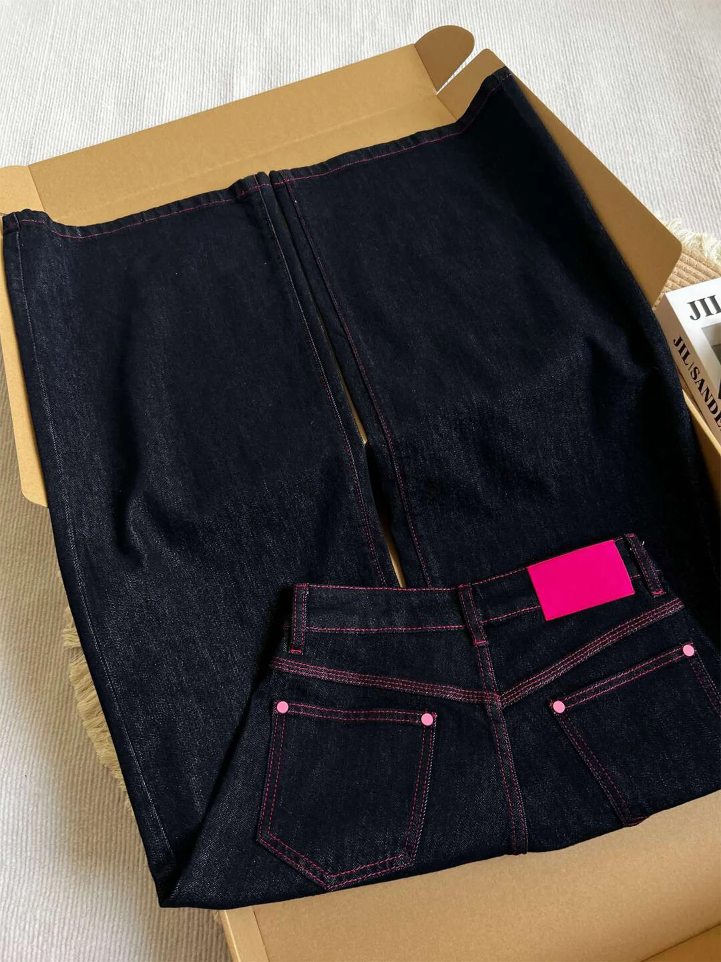 American Style Low Waist Original Jeans Color Women's Summer New Lazy Style Floor-Length Pants Trousers Denim Jeans
American Style Low Waist Original Jeans Color Women's Summer New Lazy Style Floor-Length Pants Trousers Denim Jeans