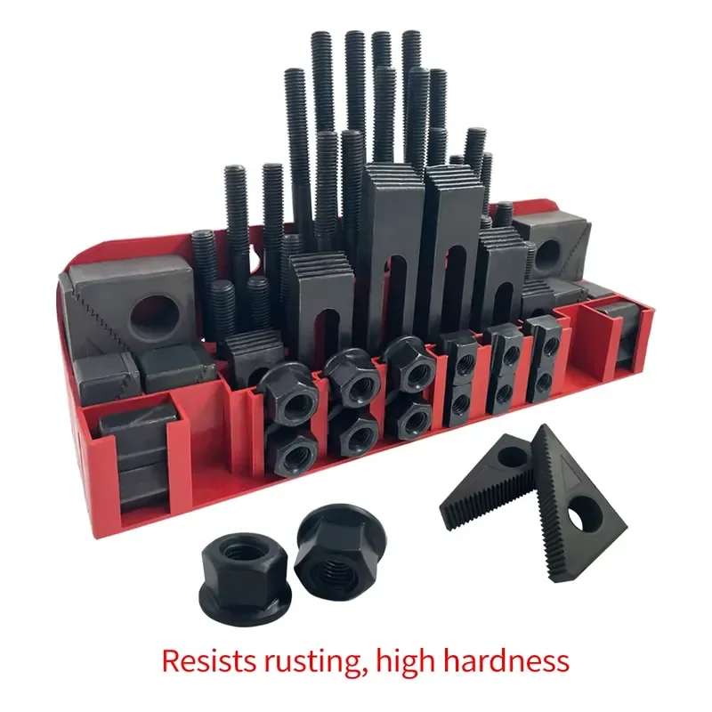 M18 M20 M24 Milling Machine Clamping Set 58pcs Mill Clamp Kit Machine Tool Vice Milling Machine Accessories Set
M18 M20 M24 Milling Machine Clamping Set 58pcs Mill Clamp Kit Machine Tool Vice Milling Machine Accessories Set
