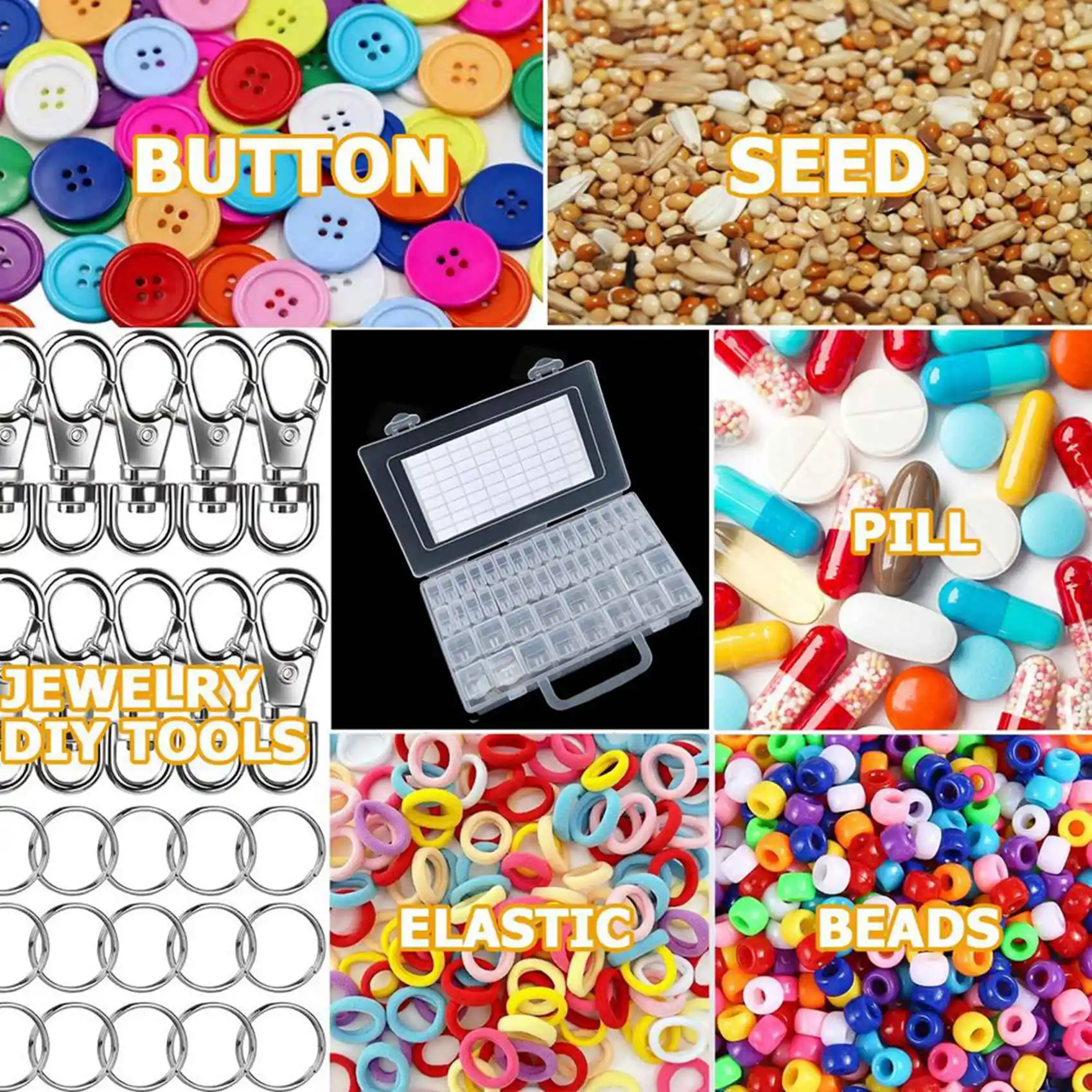 Контейнеры для хранения алмазной мозаики ABVJ-2X на 48 ячеек, портативные коробки для хранения бусин для алмазной мозаики.
Контейнеры для хранения алмазной мозаики ABVJ-2X на 48 ячеек, портативные коробки для хранения бусин для алмазной мозаики.