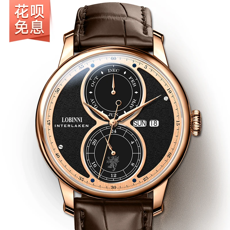 Watch Men's Mechanical Watch New Business Double Calendar Stainless Steel Waterproof Men's Genuine Belt Men's Watch Famous Brand
Watch Men's Mechanical Watch New Business Double Calendar Stainless Steel Waterproof Men's Genuine Belt Men's Watch Famous Brand
