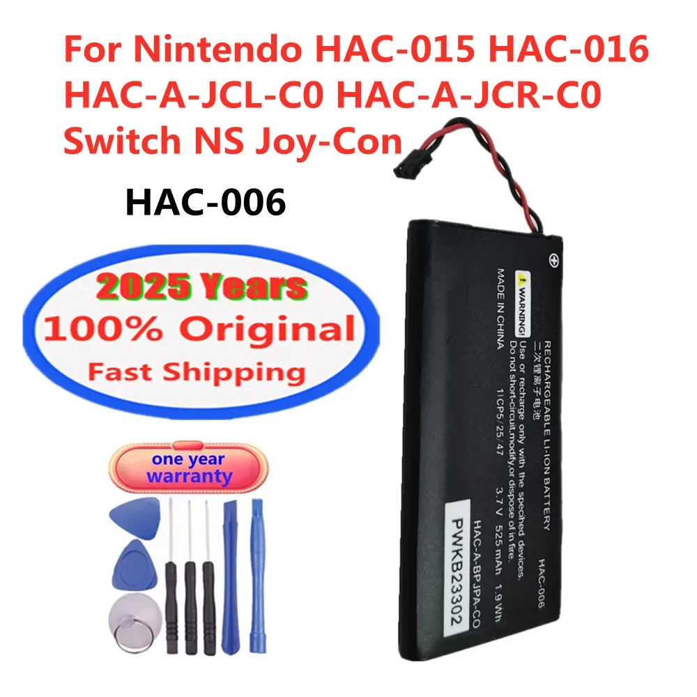 New Original HAC006 For Nintendo Switch NS Battery 525mAh for Joy-Con Handle Controller /for Nintendo Switch HAC-006 HAC-015
New Original HAC006 For Nintendo Switch NS Battery 525mAh for Joy-Con Handle Controller /for Nintendo Switch HAC-006 HAC-015