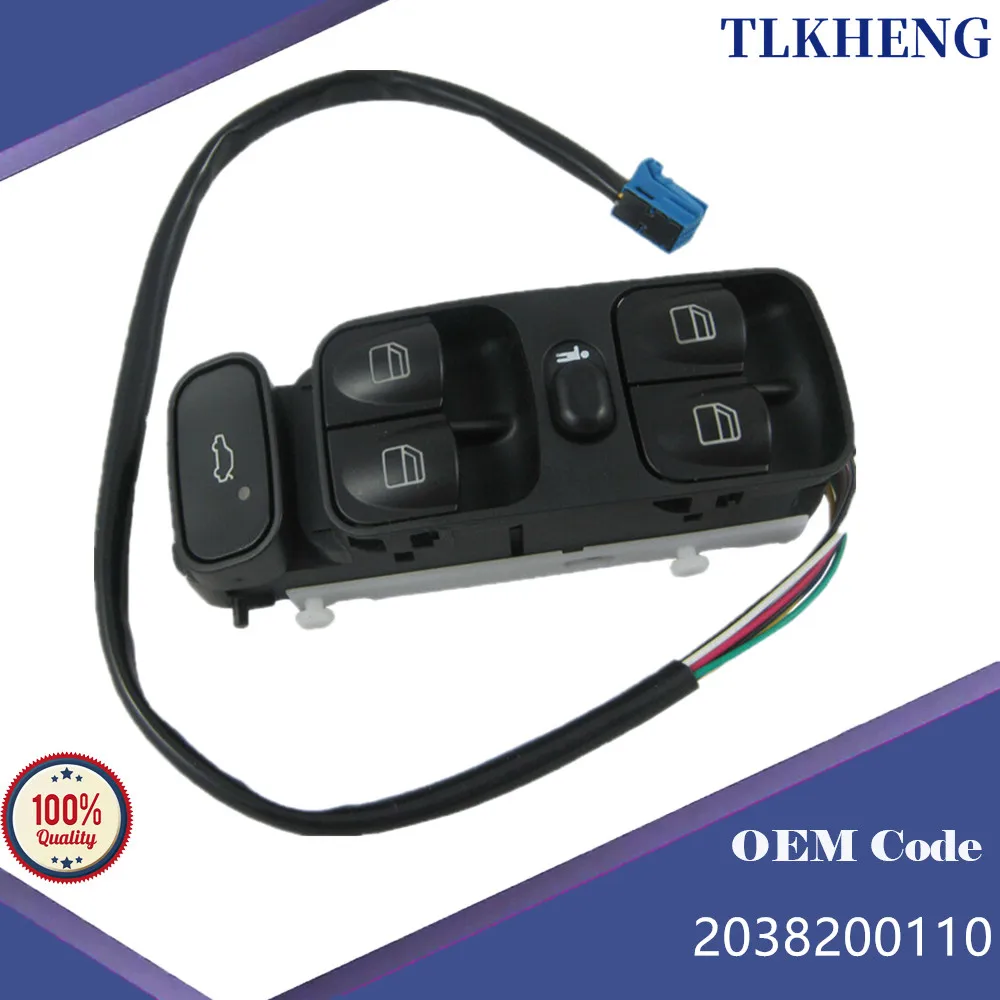 2038200110 Electric Window Control Switch Window Lift Switch For Mercedes Benz C320 C230 C240 C280 C350 C55 AMG 2001-2007
2038200110 Electric Window Control Switch Window Lift Switch For Mercedes Benz C320 C230 C240 C280 C350 C55 AMG 2001-2007