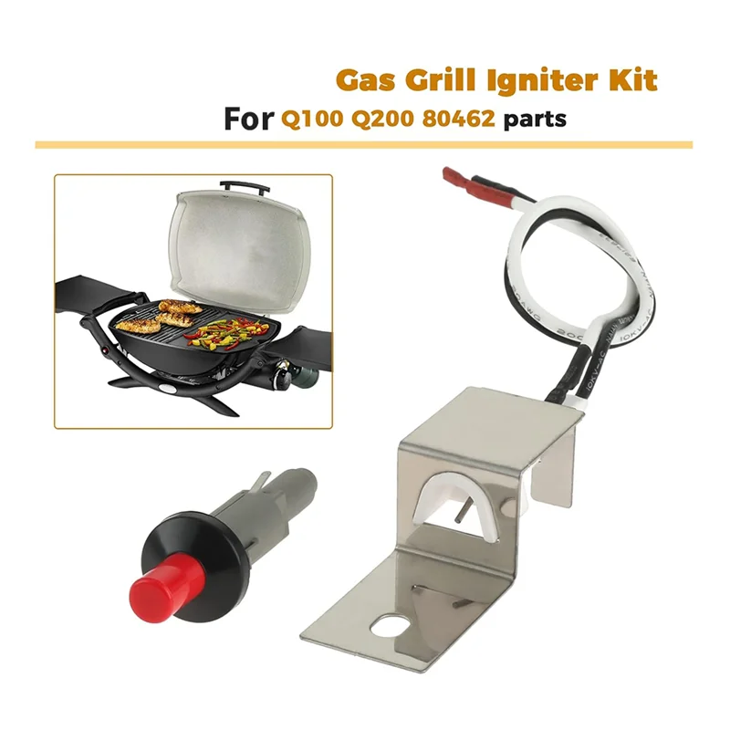 RMWIN-Gas Grill Piezo Igniter Assembly Piezo Spark Igniter Ignition For Weber 80462 Q100 Q200 Piezoelectric Pulse Ignition
RMWIN-Gas Grill Piezo Igniter Assembly Piezo Spark Igniter Ignition For Weber 80462 Q100 Q200 Piezoelectric Pulse Ignition
