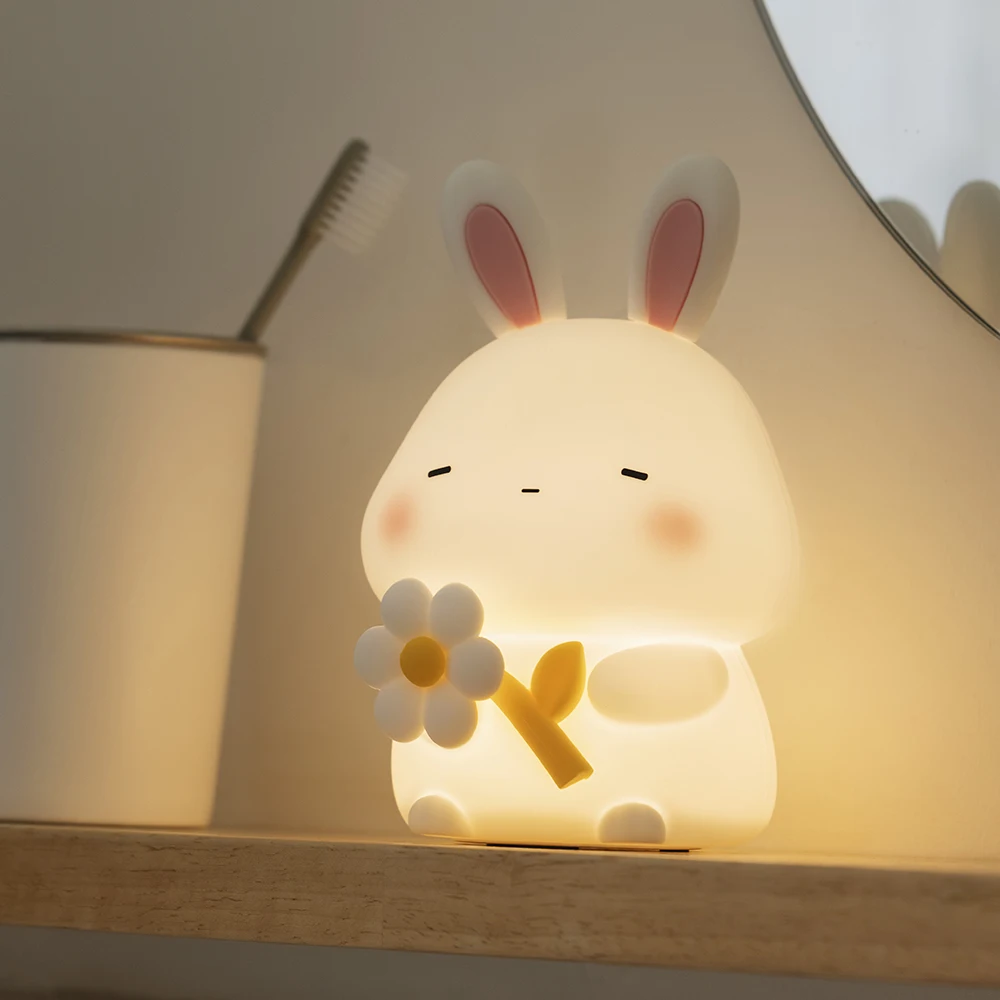 Kids light night light, colour adjustable cute bunny night light, dimmable baby night light, silicone rechargeable night light f
Kids light night light, colour adjustable cute bunny night light, dimmable baby night light, silicone rechargeable night light f