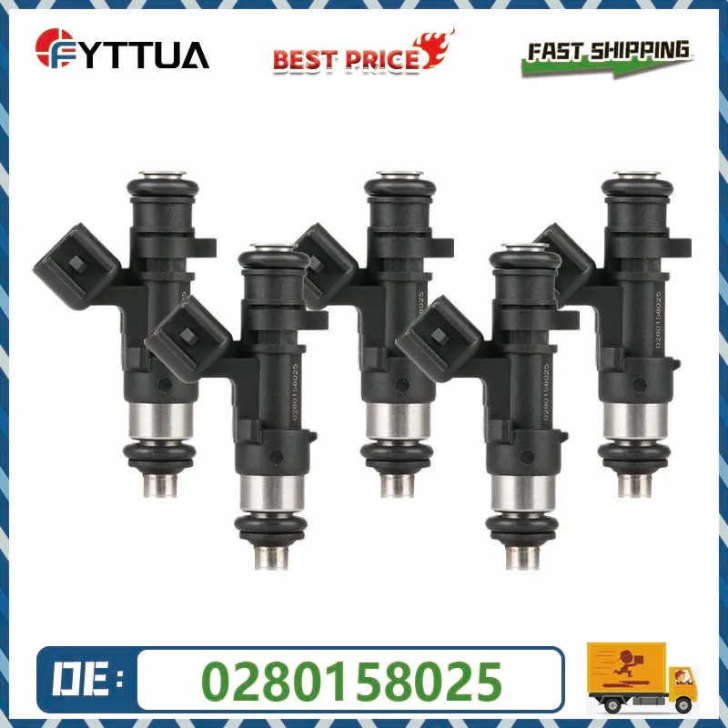 5pcs fuel Injector Nozzle 0280158025 for Volvo T5 2.5L Turbo 8653891 2004-2016 30757534 0280158315
5pcs fuel Injector Nozzle 0280158025 for Volvo T5 2.5L Turbo 8653891 2004-2016 30757534 0280158315