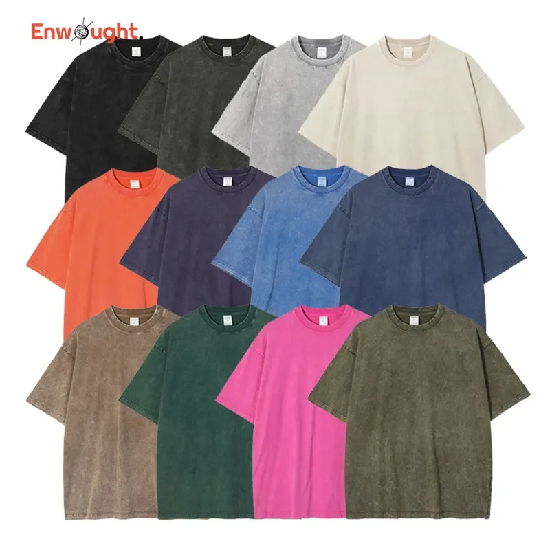 Pure Color Vintage Washed T-shirts Streetwear Oversized Solid T Shirt Short Sleeve Rerto Tops Tees DTG Print Man Woman Cotton
Pure Color Vintage Washed T-shirts Streetwear Oversized Solid T Shirt Short Sleeve Rerto Tops Tees DTG Print Man Woman Cotton