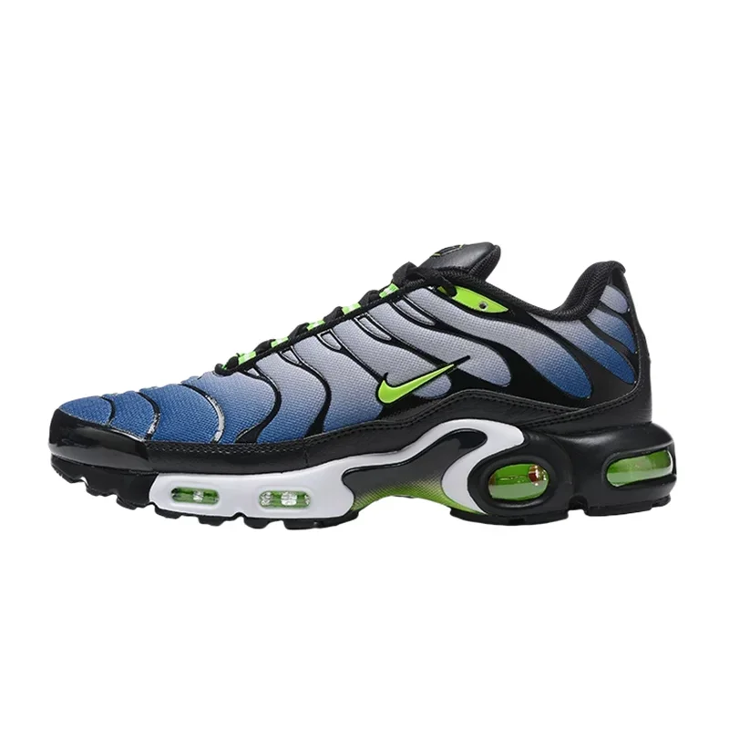 Nike Air Max Plus Men Simple Solid Color Shock-absorbing Anti Slip Wear-resistant Low Top Casual Running Shoes Black and Blue
Nike Air Max Plus Men Simple Solid Color Shock-absorbing Anti Slip Wear-resistant Low Top Casual Running Shoes Black and Blue