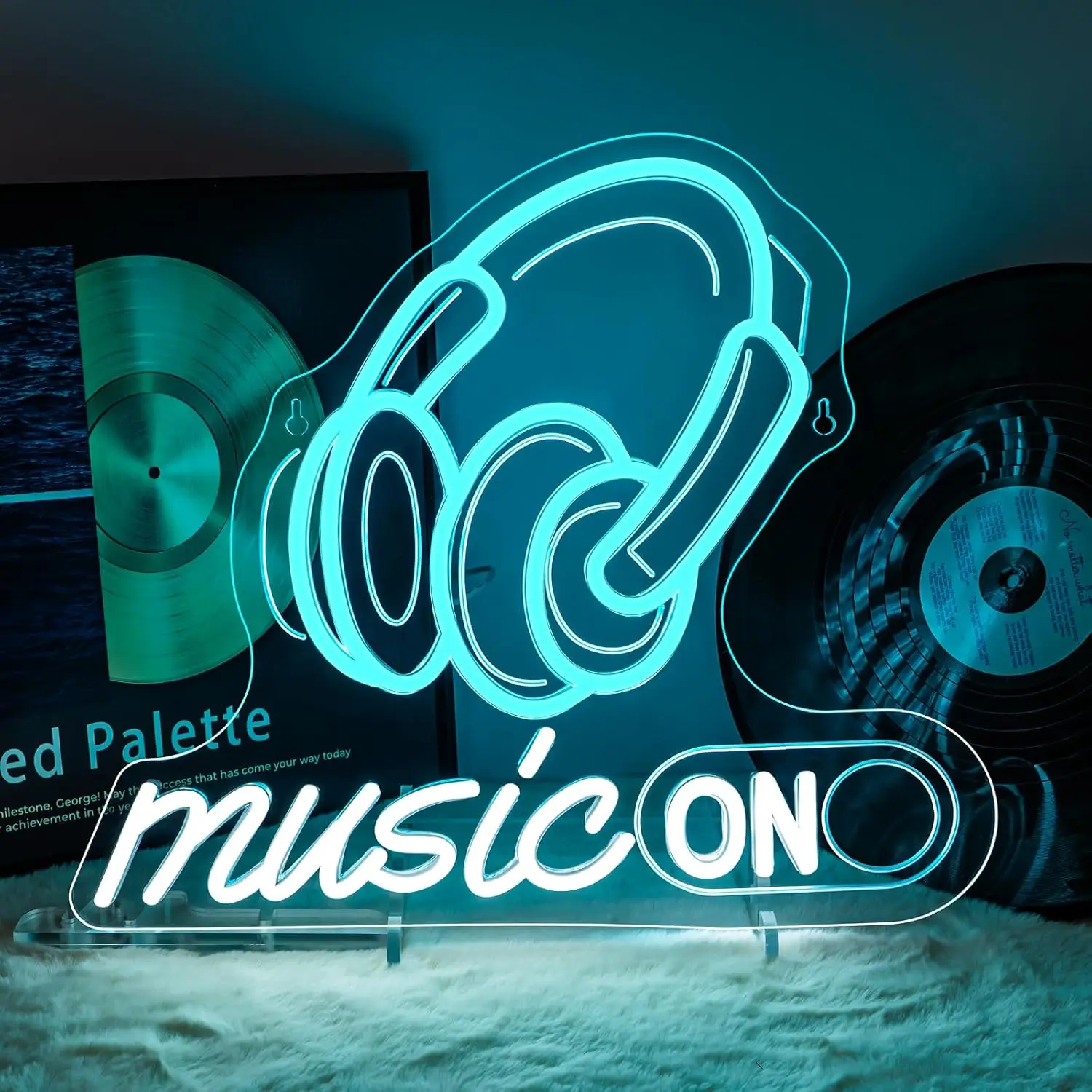 Music On Neon Sign Rhythmic LED Wall Decor for DJ Studios, Music Rooms & Gamer Setups, USB-Powered with Adjustable Brightness.
Music On Neon Sign Rhythmic LED Wall Decor for DJ Studios, Music Rooms & Gamer Setups, USB-Powered with Adjustable Brightness.