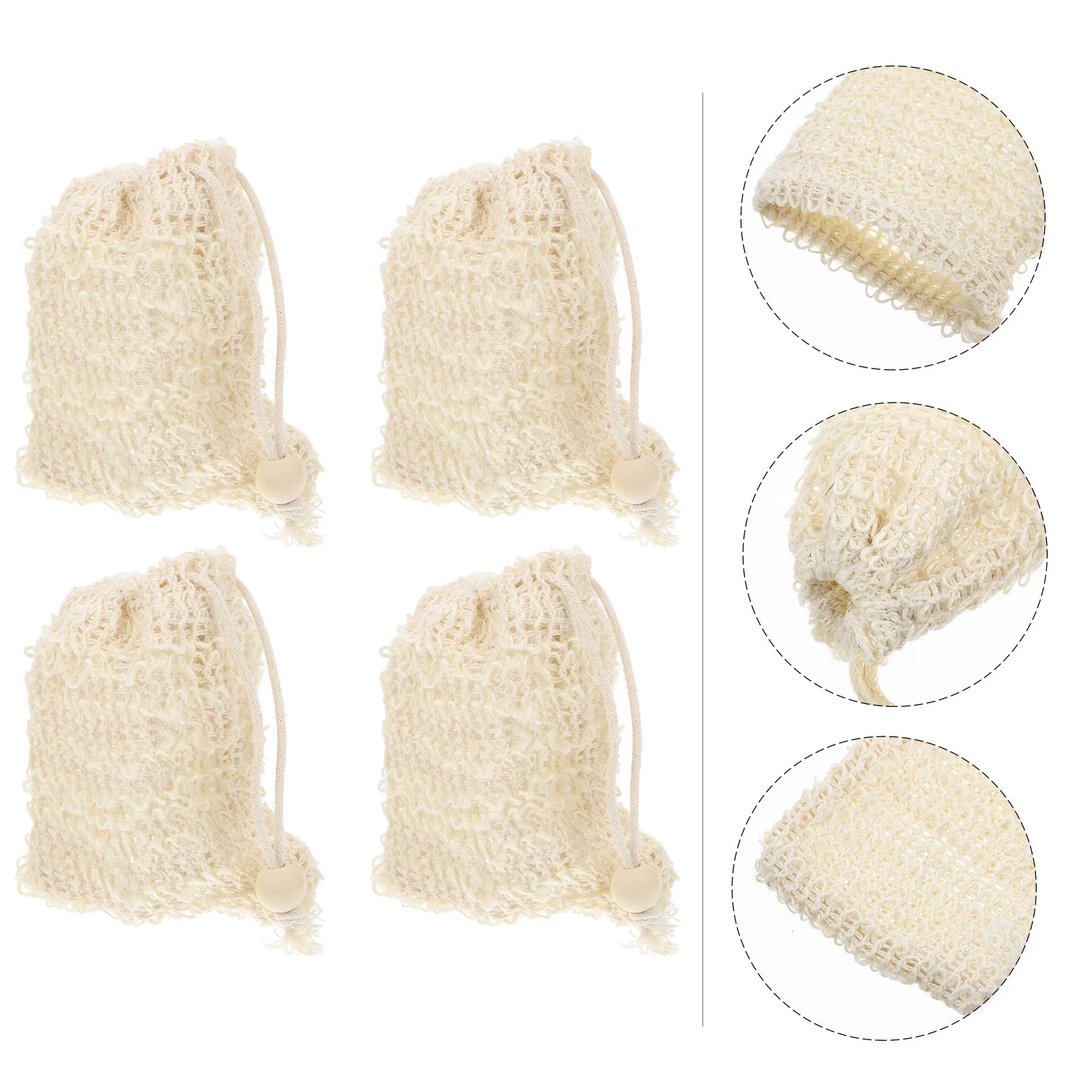 4Pcs Exfoliating Bathing Pouch Soap Saver Bag Mesh Material for Shower Cleansing Bubbles Professional Accessory
4Pcs Exfoliating Bathing Pouch Soap Saver Bag Mesh Material for Shower Cleansing Bubbles Professional Accessory