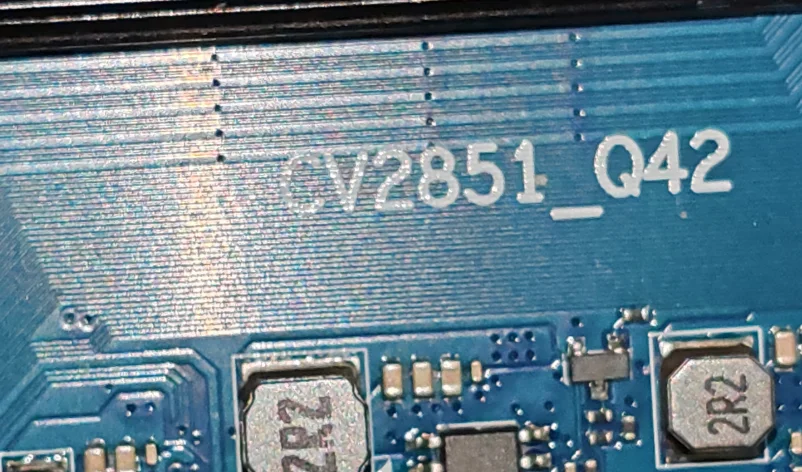 CV2851_Q42 02T-7RT51MB43-J01T WIFI network TV motherboard, tested well, physical photo for 60--70V 600MA 1
CV2851_Q42 02T-7RT51MB43-J01T WIFI network TV motherboard, tested well, physical photo for 60--70V 600MA 1