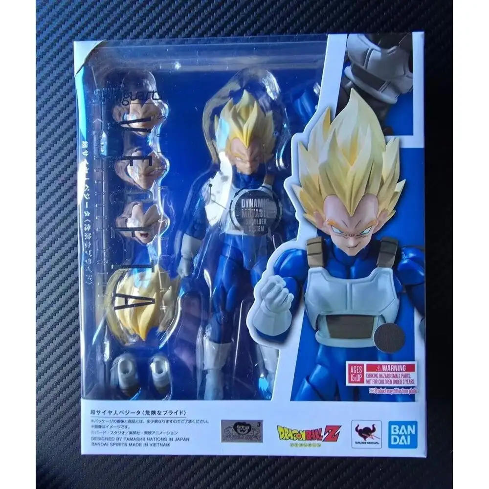 BANDAI SPIRITS S.H.Figuarts Dragon Ball Super Saiyan Vegeta Dangerous Pride Anime model action figure Genuine Boxed Toy
BANDAI SPIRITS S.H.Figuarts Dragon Ball Super Saiyan Vegeta Dangerous Pride Anime model action figure Genuine Boxed Toy