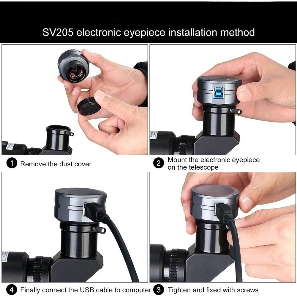 US Shipping SV205 7.05MP IMX415 USB 3.0 Telescope Camera for Astrophotography Beginners
US Shipping SV205 7.05MP IMX415 USB 3.0 Telescope Camera for Astrophotography Beginners