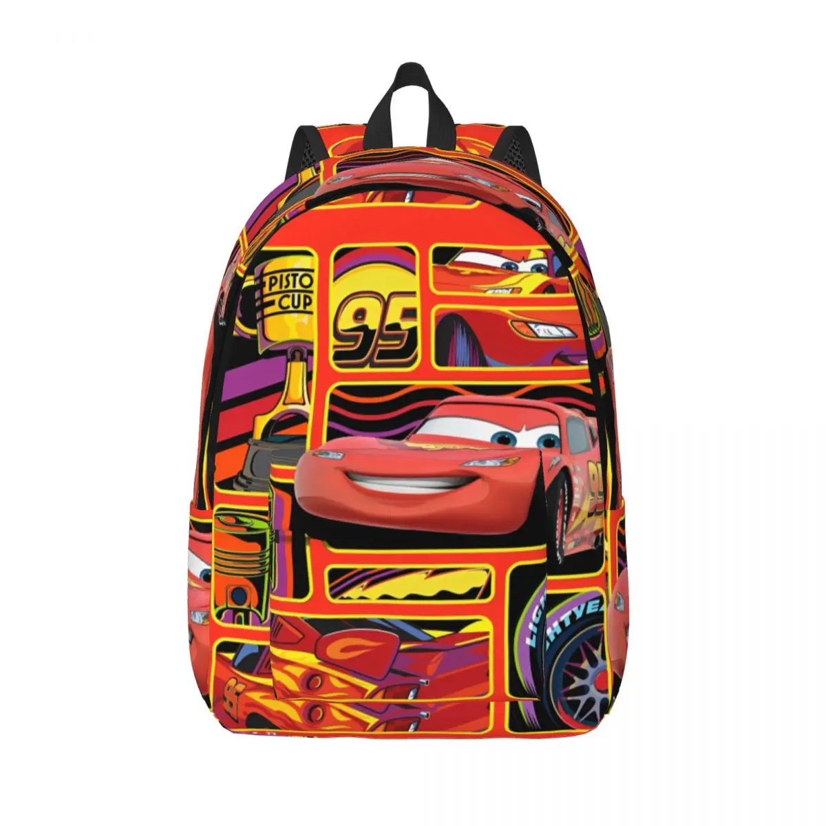 Lightning McQueen Cars Backpack Daily Backpacks Youth Aesthetic School Bags High Quality Pattern Rucksack
Lightning McQueen Cars Backpack Daily Backpacks Youth Aesthetic School Bags High Quality Pattern Rucksack