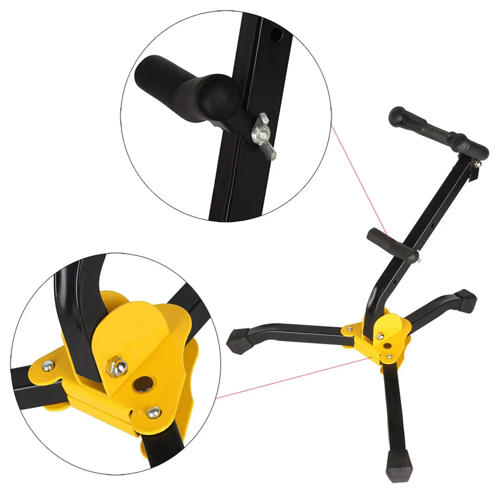 Foldable Saxophone Stand Adjustable Backrest Foldable Instrument Accessory Portable Saxophone Tripod Stand Saxophone Holder
Foldable Saxophone Stand Adjustable Backrest Foldable Instrument Accessory Portable Saxophone Tripod Stand Saxophone Holder