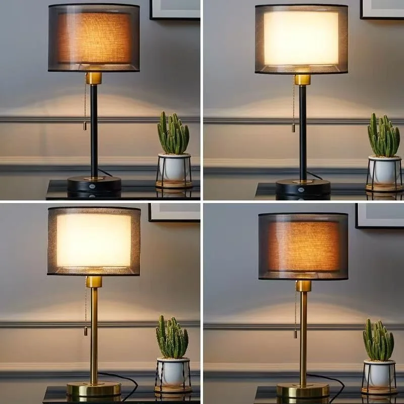 Nordic Retro American Fabric Desk Lamp Luxury Bedroom Bedside Lighting Fixture for Living Room Office Decor
Nordic Retro American Fabric Desk Lamp Luxury Bedroom Bedside Lighting Fixture for Living Room Office Decor