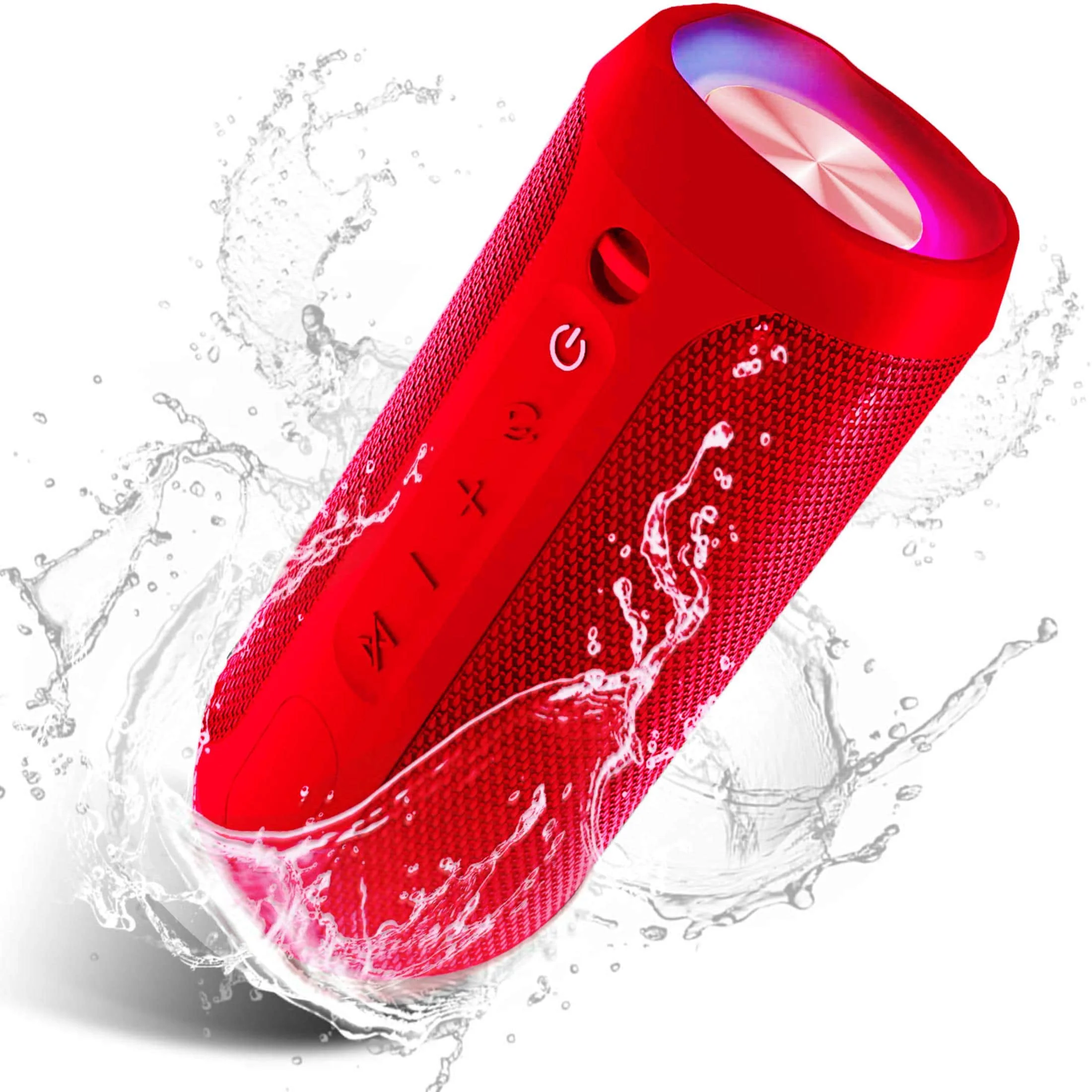 Waterproof Portable Bluetooth Speaker - 20W Louder Wireless Speaker With 20 Hours Playtime, True Wireless Stereo, RGB Lights And TF Slot - Perfect For Beach And Pool
Waterproof Portable Bluetooth Speaker - 20W Louder Wireless Speaker With 20 Hours Playtime, True Wireless Stereo, RGB Lights And TF Slot - Perfect For Beach And Pool