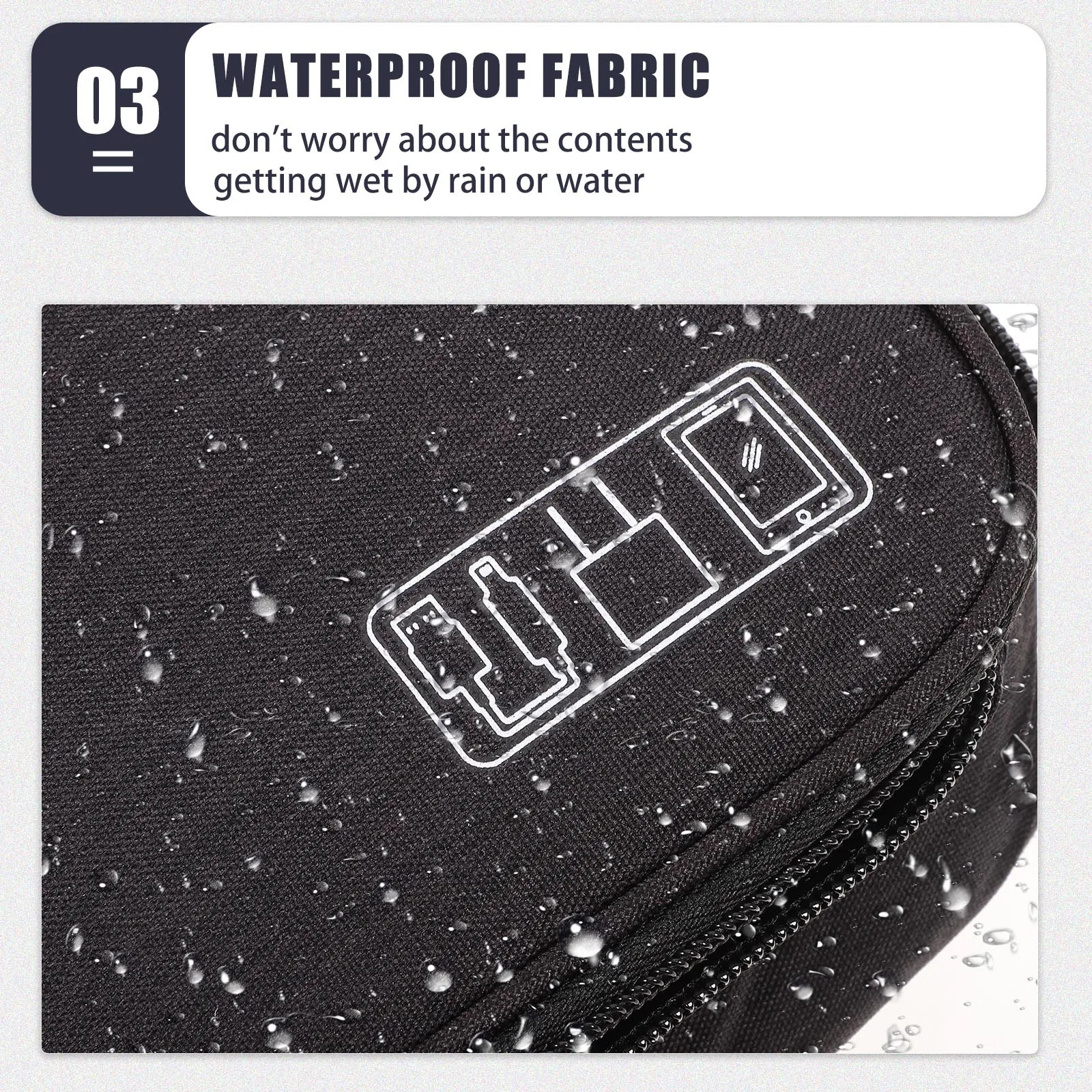 Waterproof Digital Bag Electronic ganizer Storage Pouch Cable Gadget Travel Accessories Outdoor Electronics Polyester Durable
Waterproof Digital Bag Electronic ganizer Storage Pouch Cable Gadget Travel Accessories Outdoor Electronics Polyester Durable