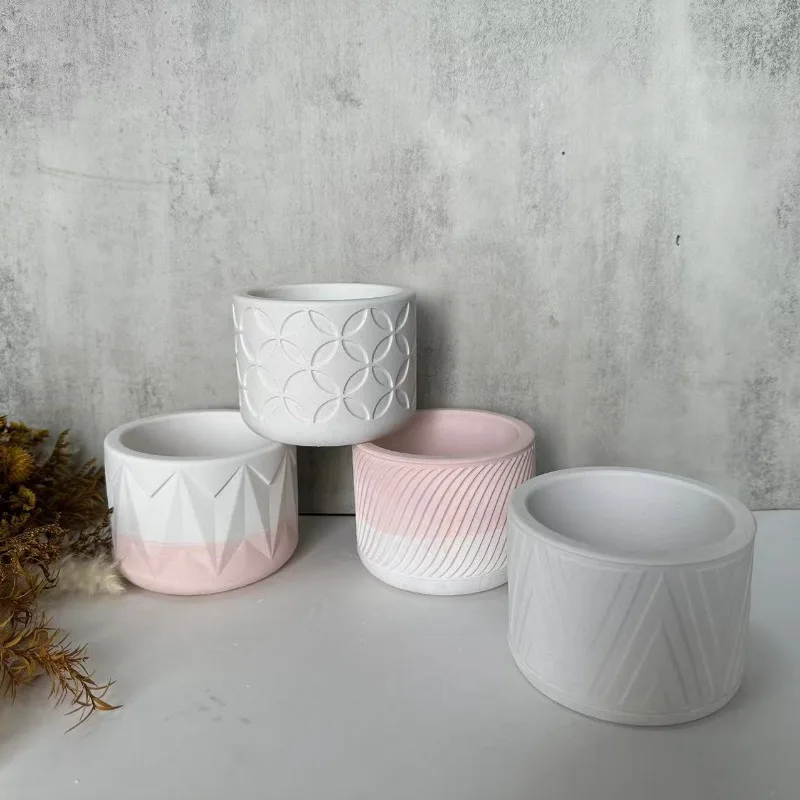 3D Round Pattern Flower Pot Silicone Mold Handmade Craft Box Cement Gypsum Resin Mould Storage Box Resin Making Tools Home Decor
3D Round Pattern Flower Pot Silicone Mold Handmade Craft Box Cement Gypsum Resin Mould Storage Box Resin Making Tools Home Decor