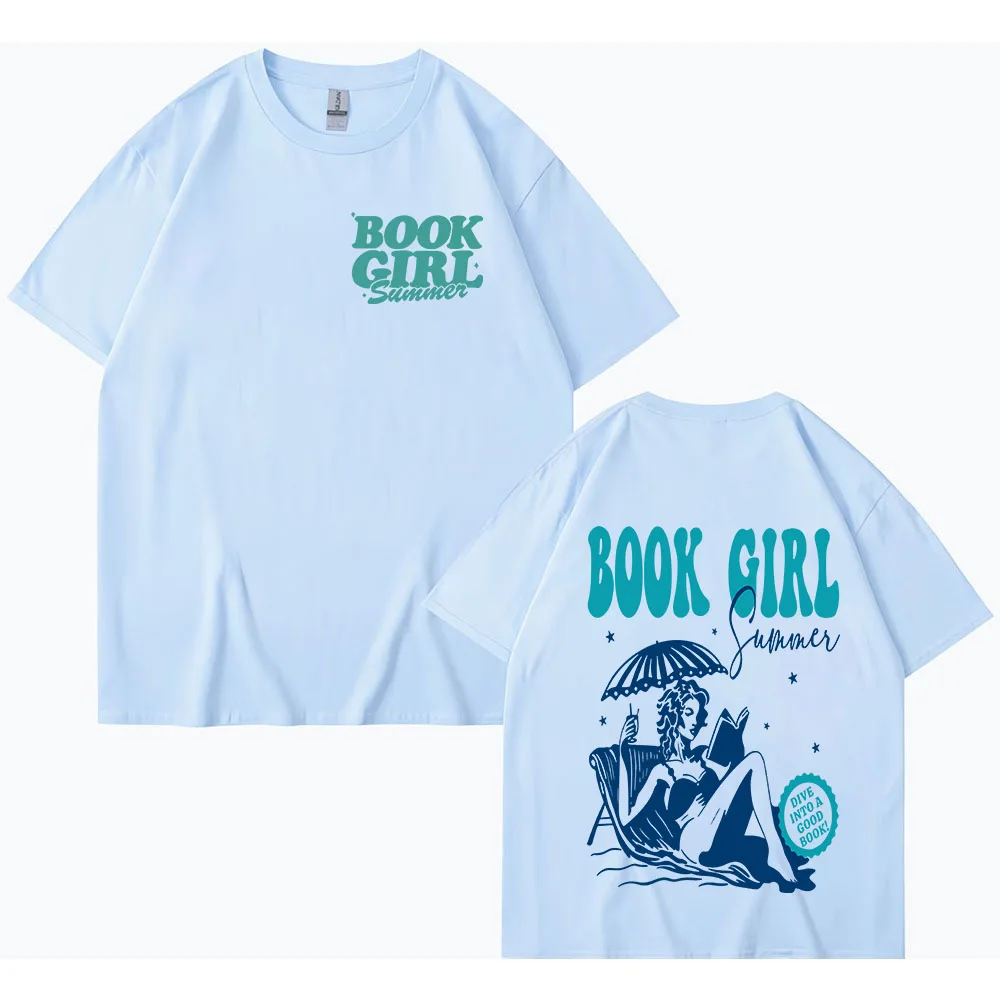 Book Girl Music Printing T-shirt Retro T-shirt Summer Cotton Short Sleeve Casual T-shirt High Quality Clothes for Women Men Tees
Book Girl Music Printing T-shirt Retro T-shirt Summer Cotton Short Sleeve Casual T-shirt High Quality Clothes for Women Men Tees