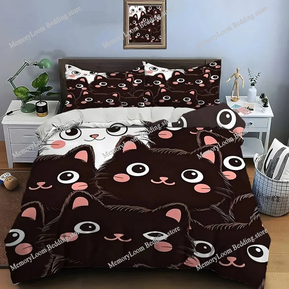 3D Cute Cartoon Cats Print Bedding Set Duvet Cover Duvet Cover Pillowcases Adult and Children Bedding Set Luxury Comforter Set
3D Cute Cartoon Cats Print Bedding Set Duvet Cover Duvet Cover Pillowcases Adult and Children Bedding Set Luxury Comforter Set