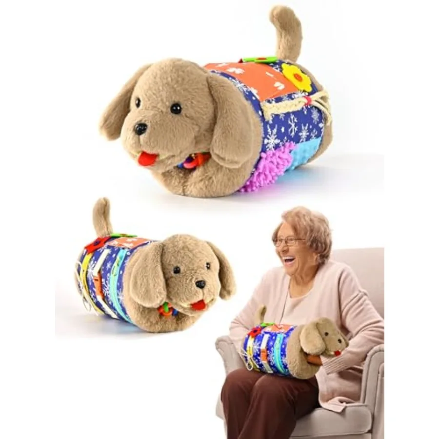 Fidget Blanket and Muff Dog for Adults with Dementia, Alzheimers Dementia Activities Products for Seniors and Elderly, Gift Gam
Fidget Blanket and Muff Dog for Adults with Dementia, Alzheimers Dementia Activities Products for Seniors and Elderly, Gift Gam