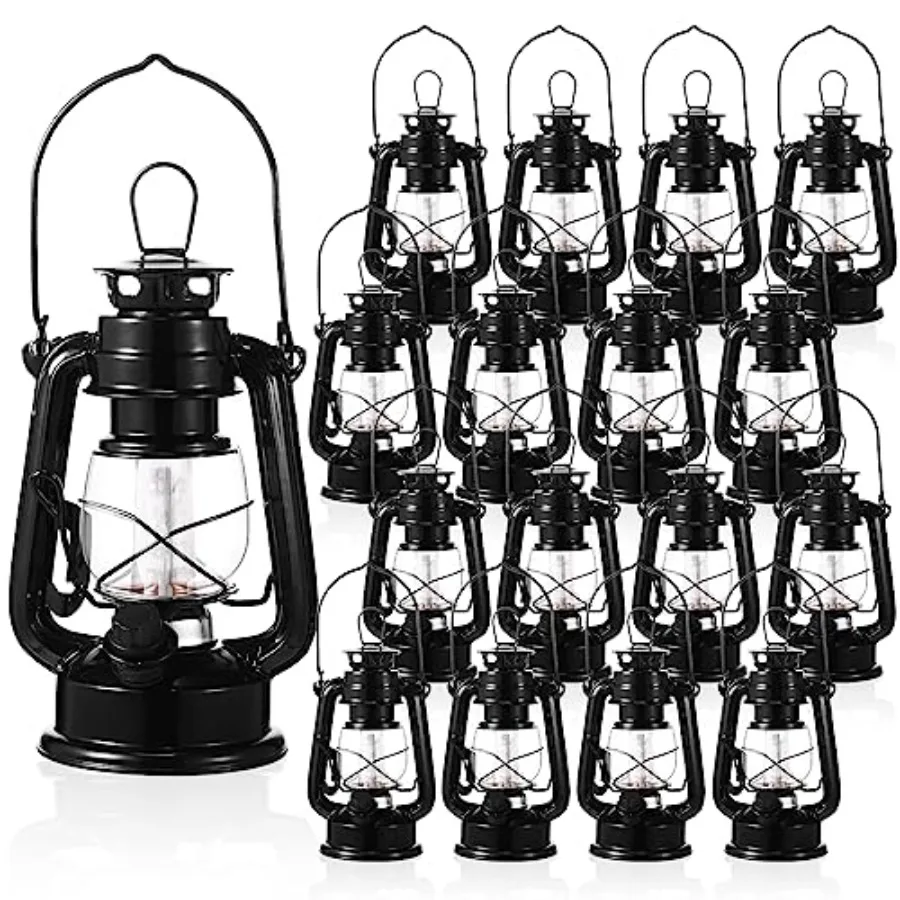 Camping lanterns: vintage metal black 8-inch LED hurricane lanterns with warm light and dimmer switch, for outdoor, indoor, rus
Camping lanterns: vintage metal black 8-inch LED hurricane lanterns with warm light and dimmer switch, for outdoor, indoor, rus