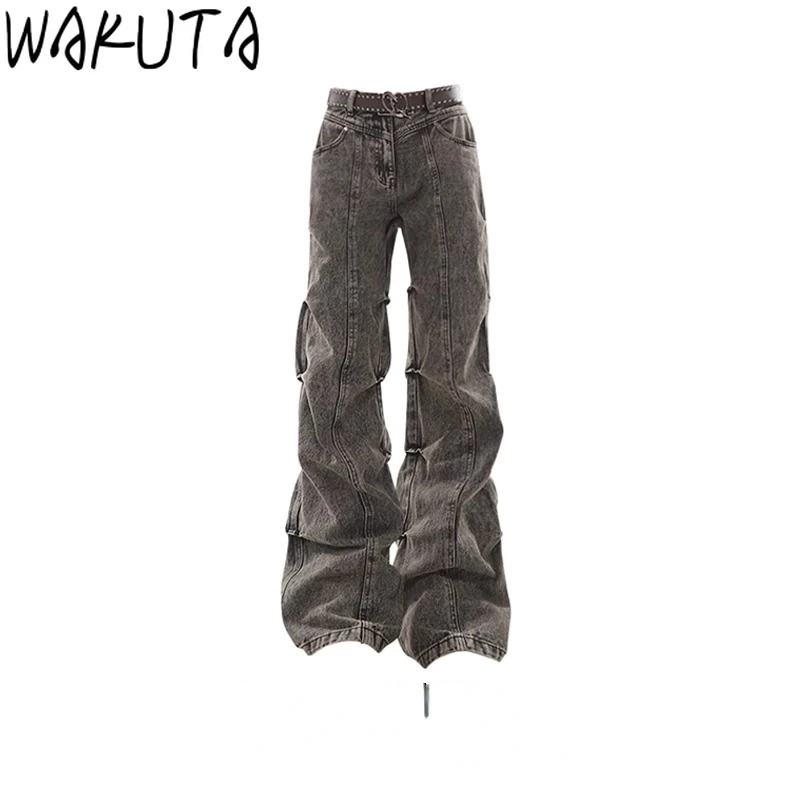 2024 Autumn Solid High Waist Women Pants Y2k Chic Fashion Harajuku Wide Leg Trousers Loose Grunge Pocket Patchwork Pantalones
2024 Autumn Solid High Waist Women Pants Y2k Chic Fashion Harajuku Wide Leg Trousers Loose Grunge Pocket Patchwork Pantalones