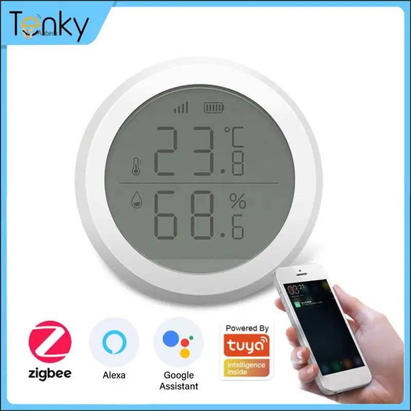 Wireless Humidity Sensor Tuya Temperature Sensor Smart Home Home Automation Scene Security Alarm Battery Powered
Wireless Humidity Sensor Tuya Temperature Sensor Smart Home Home Automation Scene Security Alarm Battery Powered